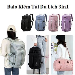 Balo kiêm Túi đeo Du lịch VLQUE, Đa năng, Chống thấm Nước, Có Ngăn để Giày, Đựng đồ ướt, Dày dặn, Thời trang giá sỉ