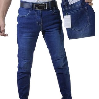 quần jean nam co giản ống ôm như hình