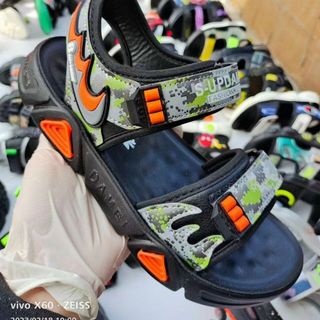 Sandal trẻ em quai ngang dán đi học V636