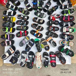 Sandal trẻ em quai ngang dán đi học V636
