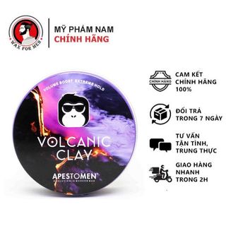 Sáp vuốt tóc Apestomen Volcanic clay chính hãng có tem Song Mã giá sỉ