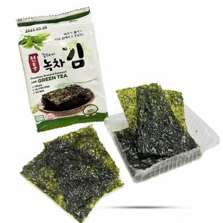 [LỐC 16 GÓI] RONG BIỂN SẤY KHÔ VỊ TRÀ XANH HÀN QUỐC