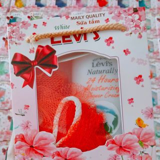 Set Sữa Tắm Maily Care Levi 250ml - Kèm Hộp và Bông Tắm