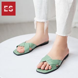 DÉP THỜI TRANG ĐẾ BẰNG QUAI CHÉO