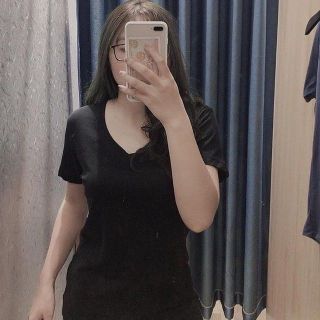 ÁO THUN NỮ CỔ TIM