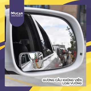 Bộ 2 gương cầu lồi GÓC RỘNG cho xe ô tô, giúp mở rộng tầm nhìn, có thể xoay 360 độ KHO SỈ TOÀN QUỐC