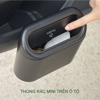 Thùng Rác Mini Để Xe Ô Tô - Hộp Chứa Rác Văn Phòng - Siêu Gọn - Chất Lượng Cao KHO SỈ TOÀN QUỐC