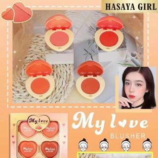 Set má hồng Hasaya Girl 4 cái My love
