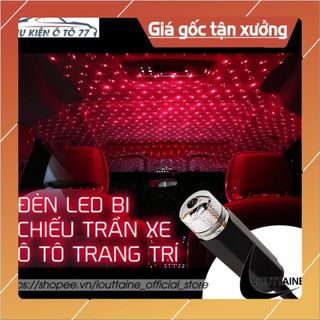 Đèn led chiếu trần xe hơi ô tô trần nhà cắm usb tiện lợi tạo bầu trời đầy sao đèn laze đỏ chấm bi trang trí phòng ngủ giá sỉ