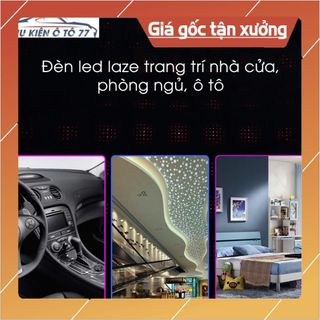Đèn led chiếu trần xe hơi ô tô trần nhà cắm usb tiện lợi tạo bầu trời đầy sao đèn laze đỏ chấm bi trang trí phòng ngủ
