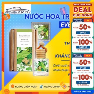 Nước Hoa Treo Xe Khử Mùi Ô Tô Hương Dịu Nhẹ - Nuoc Hoa Xe Hoi Nhập Khẩu Chống Say Xe Hiệu Quả - An Toàn Cho Mẹ Và Bé
