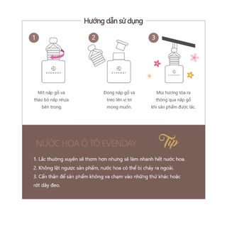 Nước Hoa Treo Xe Khử Mùi Ô Tô Hương Dịu Nhẹ - Nuoc Hoa Xe Hoi Nhập Khẩu Chống Say Xe Hiệu Quả - An Toàn Cho Mẹ Và Bé