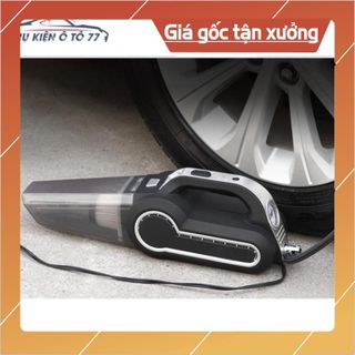 Máy hút bụi ô tô cao cấp 4 in 1 kiêm bơm lốp đo áp suất xe KHO SỈ TOÀN QUỐC