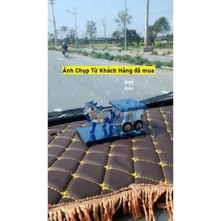 Tượng pha lê ngựa kéo xe trang trí ô tô,khử mùi hôi trong xe,hương dịu nhẹ,tạo điểm nhấn cho xe,tặng kèm nước hoa