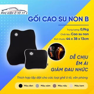 Gối Tựa Cổ Tựa Lưng Ghế Ngồi Xe Ô Tô - Gối Dựa Ghế Văn Phòng Chất Liệu Cao Su Non Cao Cấp KHO SỈ TOÀN QUỐC giá sỉ