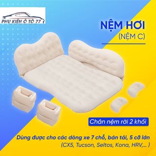 Giường Nệm Hơi Ô Tô Cao Cấp - Đệm Ô Tô Cho Xe 5,7 Chỗ - Phiên Bản Chống Nóng Lưng - [Tặng Kèm Bơm Nệm Cao Cấp] giá sỉ