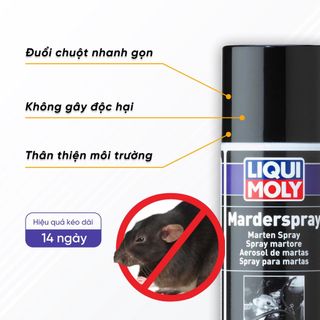 Chai Xịt Chống Chuột - Đuổi Chuột Cho Xe Ô tô - Xe máy Liqui Moly Marten Spray 1515 (200ml) KHO SỈ TOÀN QUỐC