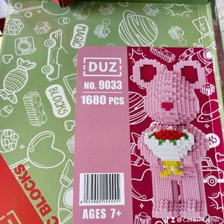 Lego gấu ôm hoa 33cm giá sĩ