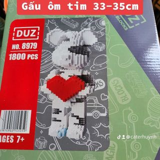 Lego gấu ôm hoa 33cm giá sĩ