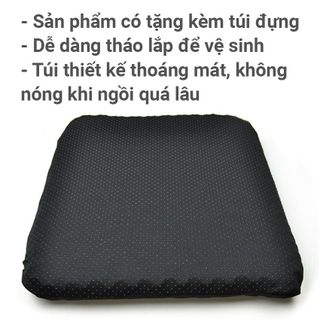 Đệm gel silicon 3D lót ghế văn phòng, ô tô, xe máy, thoáng khí siêu êm nâng đỡ lưng, cột sống KHO SỈ TOÀN QUỐC