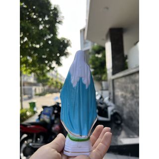 Tượng Đức Mẹ Trang Trí Taplo Xe Ô Tô - Chiều Cao 15cm - Chất Lượng Cao KHO SỈ TOÀN QUỐC