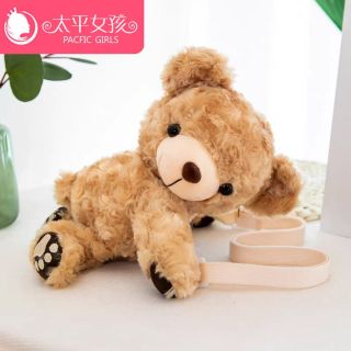 Túi đeo chéo hình gấu teddy siêu dễ thương hottrend