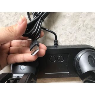 Quạt đôi mini dùng cho xe ô tô, xe hơi, để bàn làm việc, Quạt mini dây USB công suất 10W không ồn KHO SỈ TOÀN QUỐC