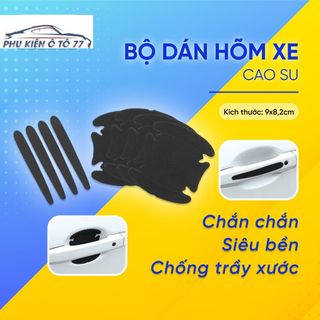 Bộ miếng cao su dán hõm cửa, tay nắm xe ô tô, xe hơi chống trầy xước sơn - Miếng dán chống xước hõm cửa tay nắm xe ô tô giá sỉ