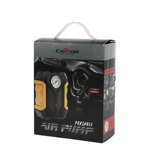 Máy bơm lốp xe ô tô, xe hơi 12V đồng hồ điện tử tự ngắt thông minh Carsun- Bơm tích hợp đo áp suất lốp tự ngắt cho xe