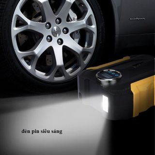 Máy bơm lốp xe ô tô, xe hơi 12V đồng hồ điện tử tự ngắt thông minh Carsun- Bơm tích hợp đo áp suất lốp tự ngắt cho xe