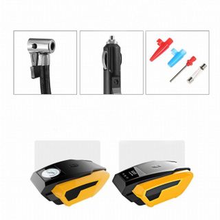 Bơm lốp xe ô tô, xe hơi ATJ mini 12V màn hình led tự ngắt khi bơm, dễ dàng sử dụng KHO SỈ TOÀN QUỐC