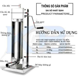 Máy đùn xúc xích TV-3L