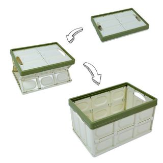 Thùng đựng đồ đa năng gấp gọn để cốp sau xe ô tô 55L - Thùng đựng đồ cốp xe hơi, trong nhà gấp gọn tiện dụng