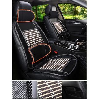 Đệm nan tre cao cấp lót ghế ô tô xe hơi thoáng mát - Đệm trúc để ghế văn phòng chống mỏi lưng KHO SỈ TOÀN QUỐC