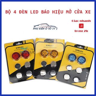 Bộ 4 đèn led nhấp nháy báo hiệu mở cửa xe ô tô, xe hơi - Đèn báo hiệu mở cửa xe tránh va chạm KHO SỈ TOÀN QUỐC giá sỉ