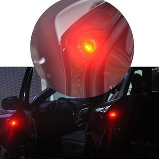 Bộ 4 đèn led nhấp nháy báo hiệu mở cửa xe ô tô, xe hơi - Đèn báo hiệu mở cửa xe tránh va chạm KHO SỈ TOÀN QUỐC