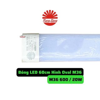 (Chính Hãng) Rạng Đông Bộ Đèn LED Bán Nguyệt M36 - 0,6m - 20W - Sáng Trắng giá sỉ