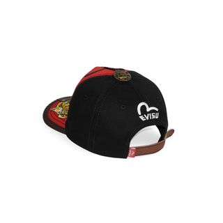 Nón lưới trai thương hiệu Evisu thêu búp bê Daruma