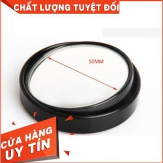 Gương cầu lồi, gương lồi không viền gắn kính hậu xe ô tô, xe hơi xoay 360 độ xóa điểm mù tráng bạc siêu rẻ - Tặng keo 3M