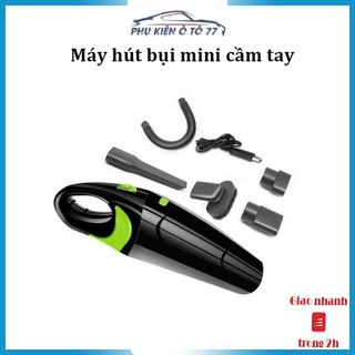 Máy hút bụi mini cầm tay không dây sạc điện cho gia đình, xe ô tô, xe hơi kèm dây sạc USB tiện dụng(Bảo hành 3 tháng) giá sỉ