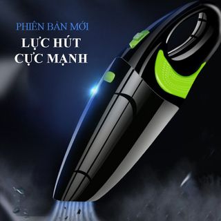 Máy hút bụi mini cầm tay không dây sạc điện cho gia đình, xe ô tô, xe hơi kèm dây sạc USB tiện dụng(Bảo hành 3 tháng)