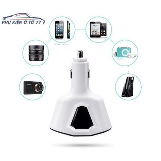 Tẩu chia 2 nguồn 12V trên xe ô tô - Bộ chia nguồn cao cấp Qualcomm 2 nguồn, 2 đầu USB KHO SỈ TOÀN QUỐC