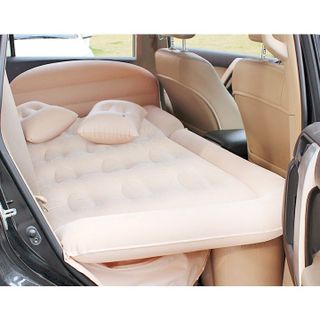 [Kèm Chân] Đệm Giường Hơi Ô Tô Cao Cấp, Đệm hơi xe SUV 7 chỗ, 16 chỗ phủ nhung có kèm theo bơm hơi KHO SỈ TOÀN QUỐC