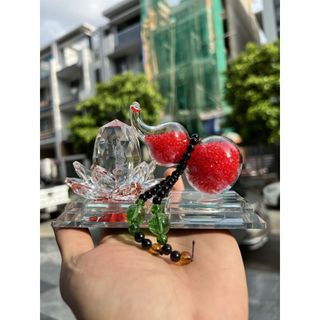 Tượng Quan Âm hồ lô pha lê phong thuỷ trang trí bàn làm việc, bàn học hay để taplo xe ô tô KHO SỈ TOÀN QUỐC