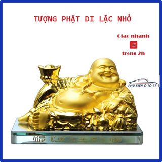 Tượng Phật Di Lặc Dát Vàng Trang Trí Xe Ô Tô, Mang nhiều may mắn, phong thủy [Tặng Kèm Nước Hoa Ô Tô] KHO SỈ TOÀN QUỐC