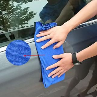 Khăn Lau Đa Năng Siêu Thấm Sợi Microfiber Mềm Mịn, Không Gây Trầy Xước Xe, Phù Hợp Vệ Sinh Ô Tô, Phòng Khách, Bếp