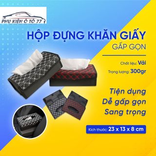 Hộp đựng khăn giấy để bàn đa năng sang trọng - Hộp đựng khăn giấy trên taplo xe ô tô, xe hơi, xe khách KHO SỈ TOÀN QUỐC giá sỉ