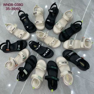 Sandal nữ quai ngang dán giá rẻ WN08