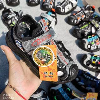 Sandal trẻ em kiểu rọ phối lưới thoáng khí V669