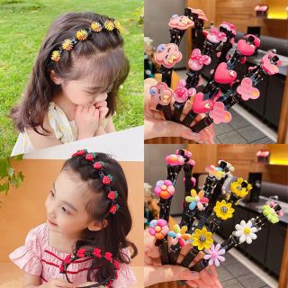 Bờm Kẹp Tóc Hàn Quốc Cho Bé Gái Có Đính Hoa Quả Siêu Cute Hot Nhất 2023 giá sỉ